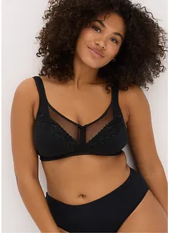 Soutien-gorge de maintien sans armatures, avec coton, bonprix