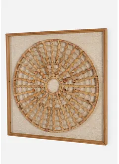 Décoration murale avec tressage en rotin, bonprix