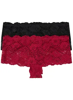 Lot de 2 shorties à dentelle, bonprix