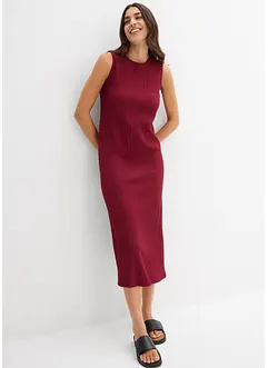 Robe en jersey crêpe gaufré, bonprix