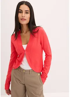 Gilet court en maille de viscose mélangée, bonprix