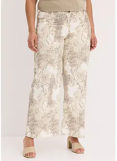 Wide Leg Hose aus Twill, bonprix