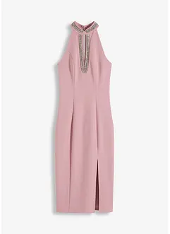 Midikleid aus strukturiertem Crepe, bonprix