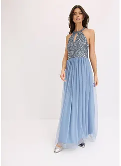 Maxikleid mit Paillettenstickerei, bonprix