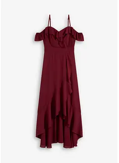 Carmen-Kleid mit Volants, bonprix