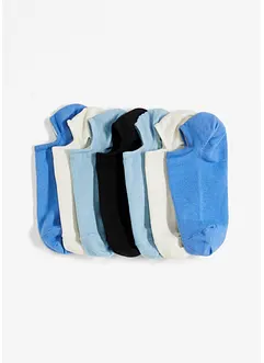 Lot de 7 protège-pieds en coton et rayures en silicone, bonprix