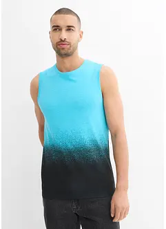 Débardeur avec dégradé de couleur en coton, Slim Fit, bonprix