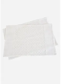 Bio Baumwoll Tischset mit Stickerei (2er Pack), bonprix