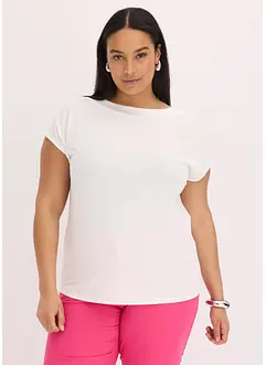 Shirt mit Satinpasse, bonprix
