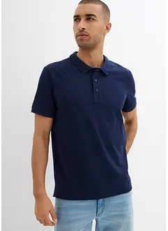 Lot de 2 polos en maille piquée, 100% coton, bonprix