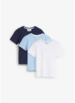 T-Shirt (3er Pack) aus reiner Baumwolle, bonprix