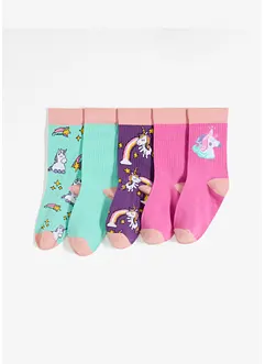 Kindersocken mit Bio-Baumwolle (5er Pack), bonprix