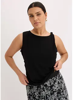 Top en jersey twisté, bonprix