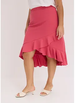 Jupe en jersey à volants, bonprix