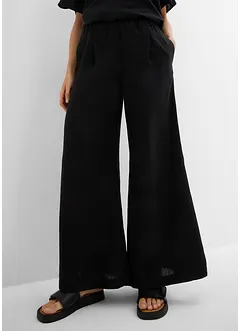 Pantalon palazzo à pinces, bonprix