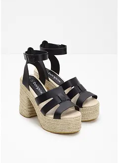 Sandales à talons et plateformes, bonprix