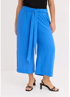Jupe-culotte à taille élastiquée et revers, bonprix