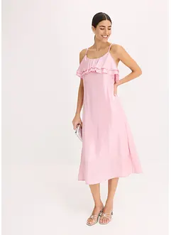 Trägerkleid mit Volants, bonprix