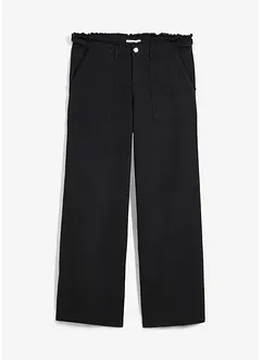 Marlenehose aus luftigem Leinen-Mix, bonprix