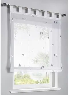Store bateau transparent à imprimé brillant, bonprix