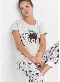Pyjama mit kurzen Ärmeln, bonprix