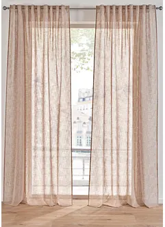 Gardine in Leinen Optik (1er Pack), bonprix