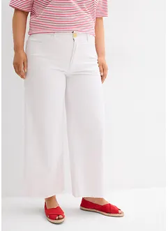 Jean large, taille haute, raccourci, bonprix