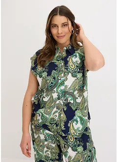 bedruckte Bluse aus fließender Viskose, bonprix