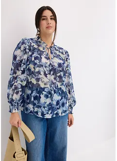 bedruckte Chiffonbluse, bonprix