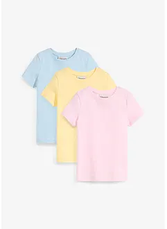 T-Shirt (3er Pack) aus Bio-Baumwolle, bonprix