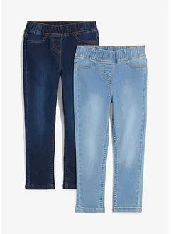 Jeggings Mid Waist (2er Pack), bonprix