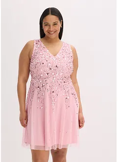 Robe courte à sequins, bonprix