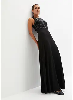Maxikleid mit Paillettenstickerei, bonprix