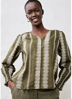 Bluse aus reinem Leinen, bonprix