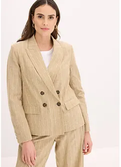 Blazer en lin majoritaire, bonprix
