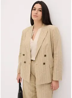 Blazer mit Leinenanteil, bonprix