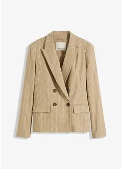Blazer en lin majoritaire, bonprix