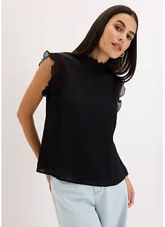 Bluse mit Volants, bonprix