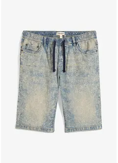 Leichte Jeans-Schlupf-Bermuda, Slim Fit, bonprix