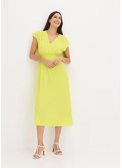 Robe en jersey crêpe aérien, bonprix