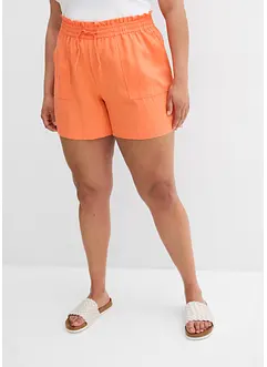 Paperbag-Shorts aus fließendem Lyocell-Mix, bonprix