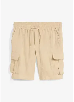 Bermuda en gaze de coton, Regular, bonprix