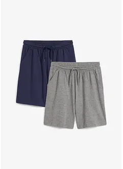 Leichte Jersey-Shorts (2er Pack), bonprix