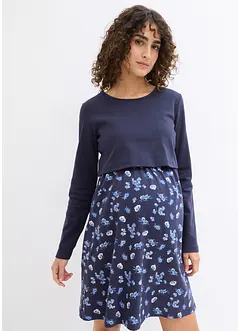 Robe de grossesse et d'allaitement en coton, bonprix