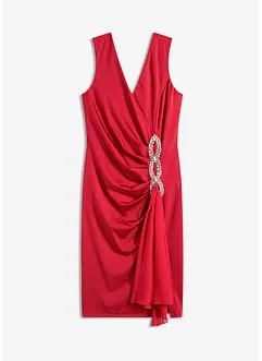 Jerseykleid mit Strassstein-Applikation, bonprix