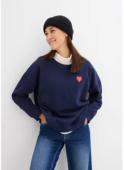 2-in-1 Umstands- und Still-Sweatshirt aus Bio-Baumwolle, bonprix