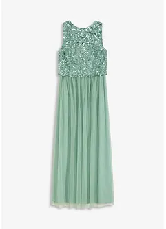 Maxikleid mit Paillettenstickerei, bonprix