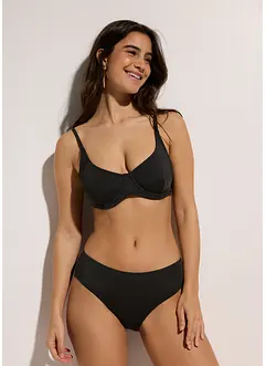 Bügel Bikini Oberteil aus glänzendem Material, bonprix