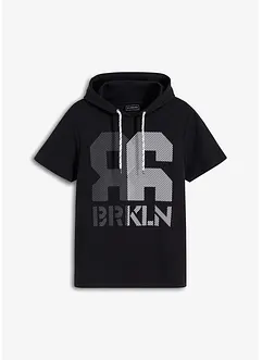 Kapuzen-T-Shirt aus schwerer Baumwolle, bonprix