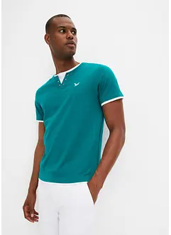 2 in 1 Shirt, Kurzarm (2er Pack), bonprix